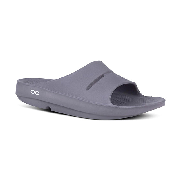 OOFOS OOahh Unisex Slide 1100 Slate