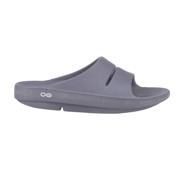 OOFOS OOahh Unisex Slide 1100 Slate