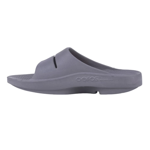 OOFOS OOahh Unisex Slide 1100 Slate