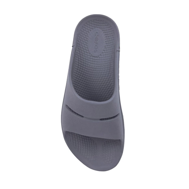 OOFOS OOahh Unisex Slide 1100 Slate