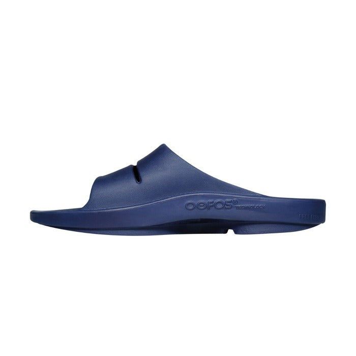 OOFOS OOahh Unisex Slide 1100 Navy