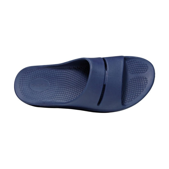 OOFOS OOahh Unisex Slide 1100 Navy