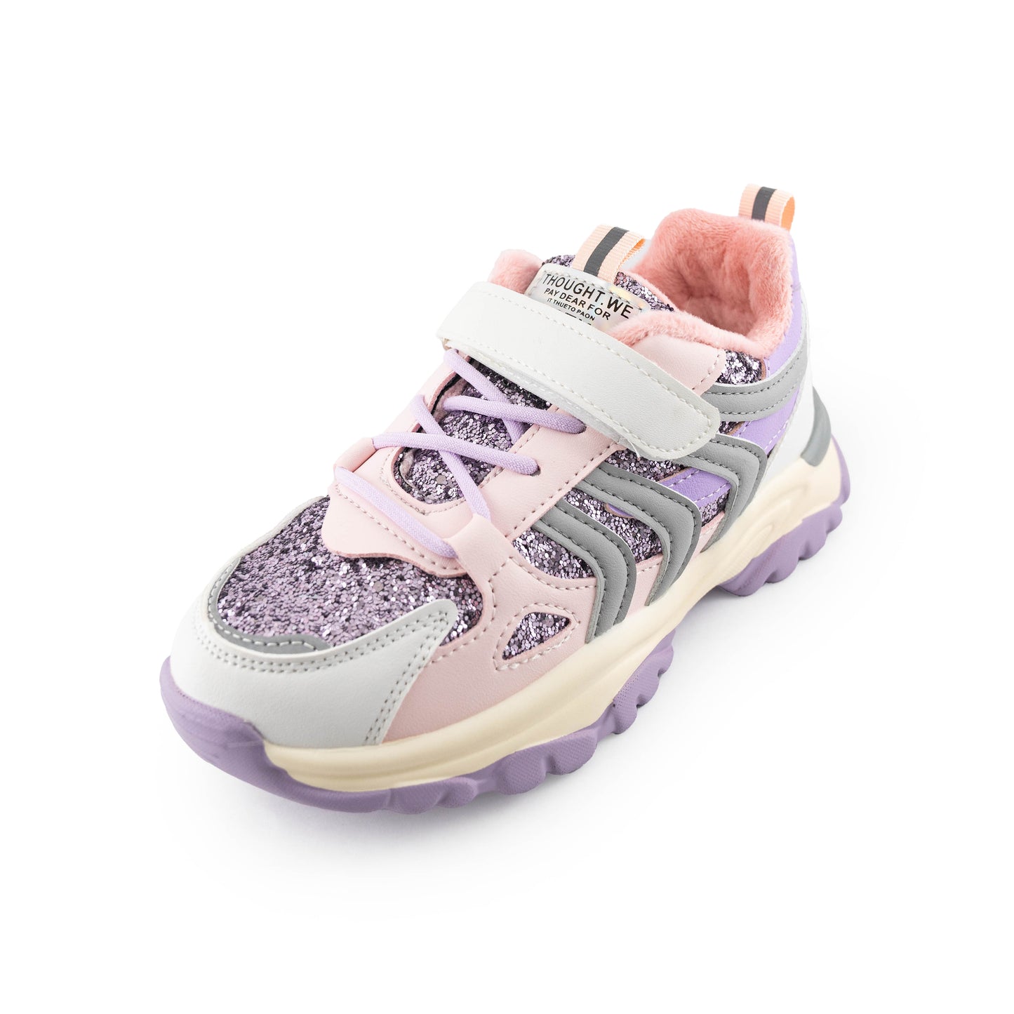 Youth Sparkle Girl's Sneakers 1151A Pink/ Purple