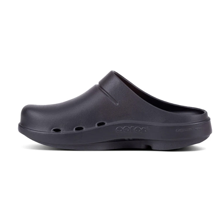 OOFOS OOcloog Clog Unisex Sandal- 1200 Black