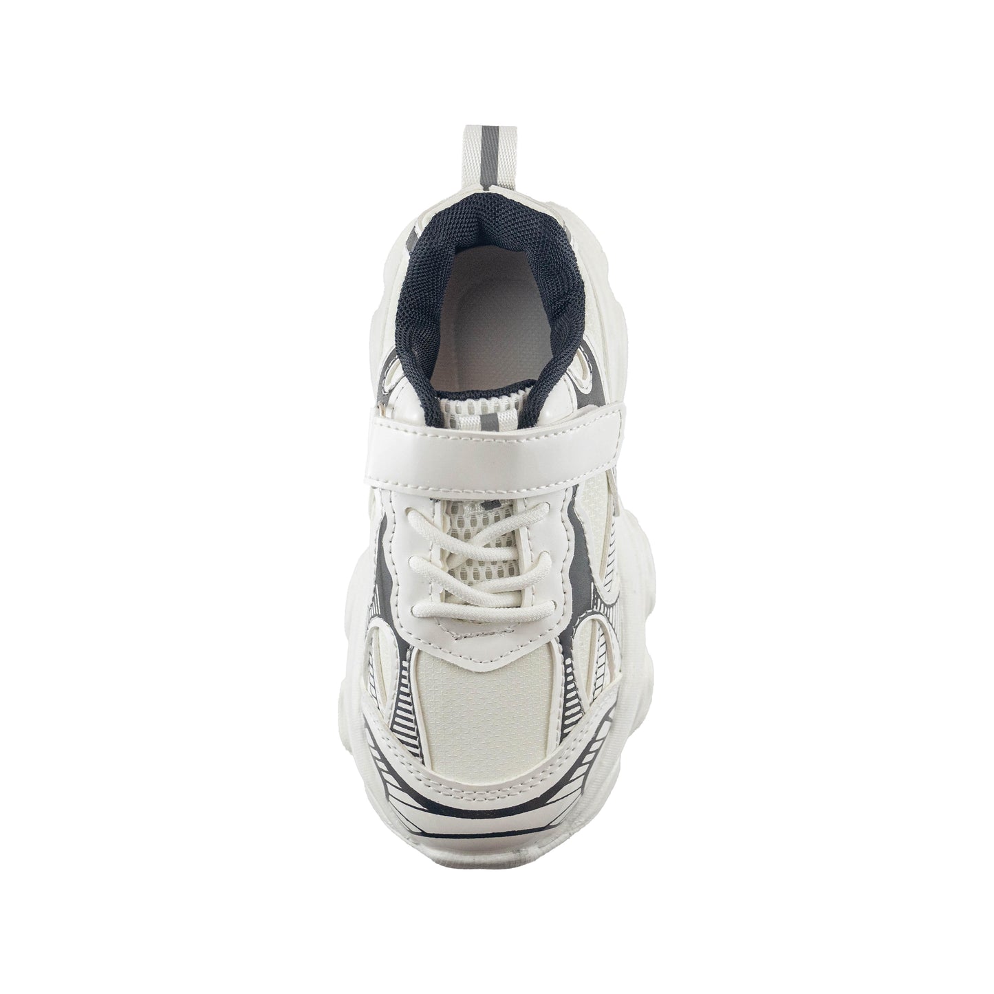 Kids' Chunky Sneakers – 128 White Lightweight Shoes