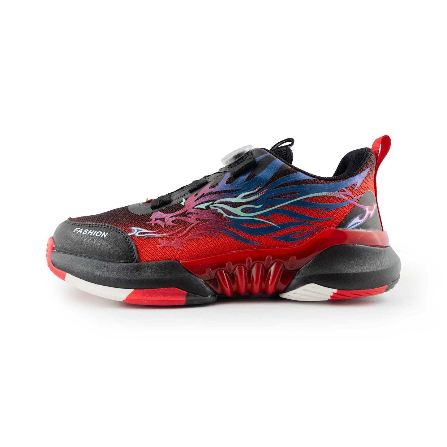 Big Kids' Dragon fire Sneakers - 2058 Red