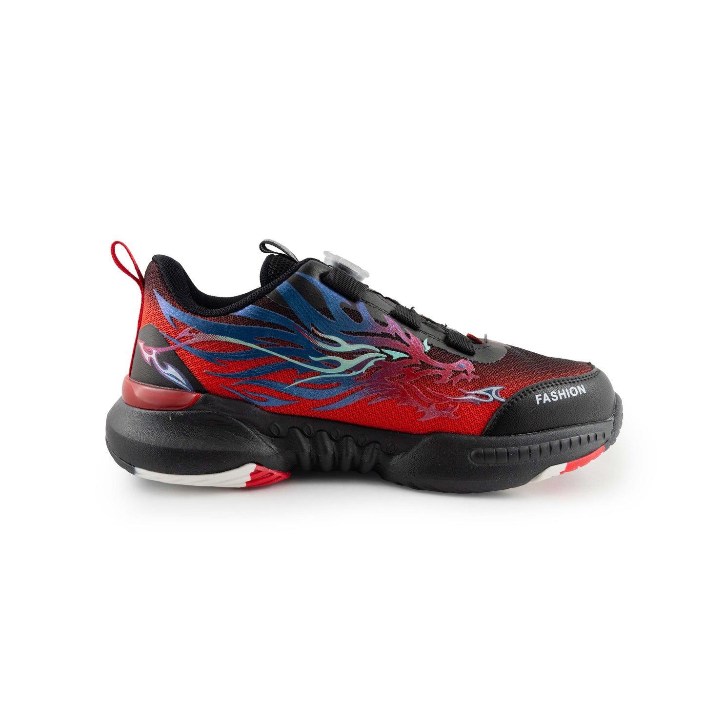 Big Kids' Dragon fire Sneakers - 2058 Red