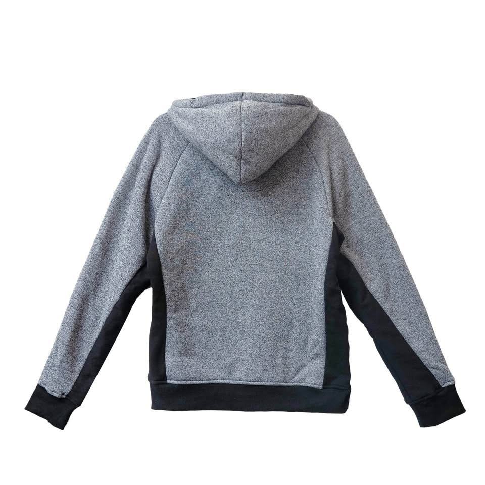 Men's Black/Gray Hooded Jacket