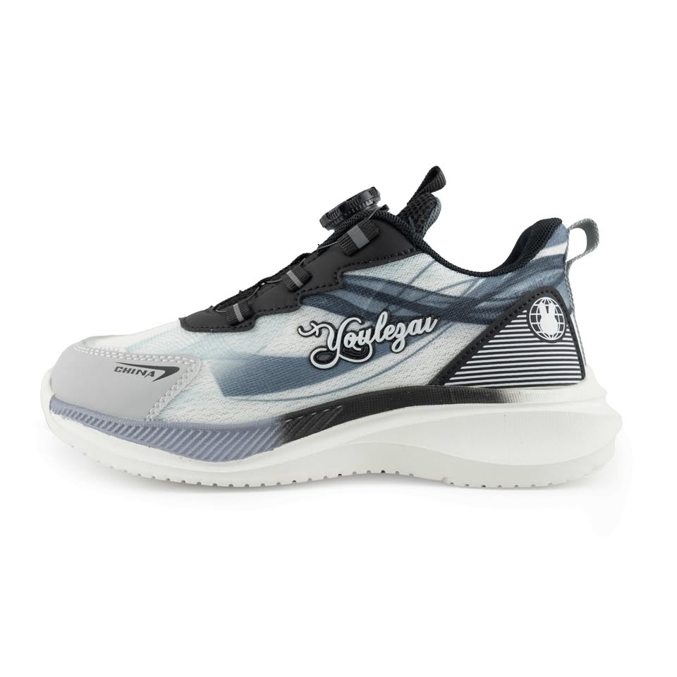 Youth Boy Casual Sneakers - B28206 Black