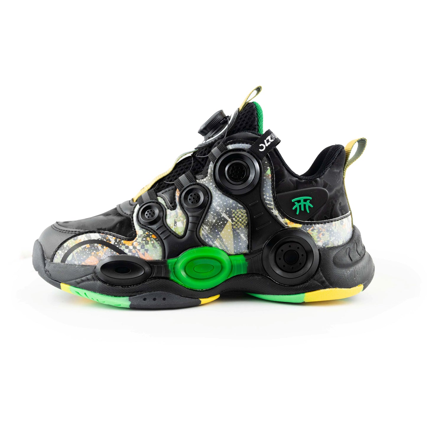 Youth Boy Sneakers - Basketball Shoes - 5236 Green