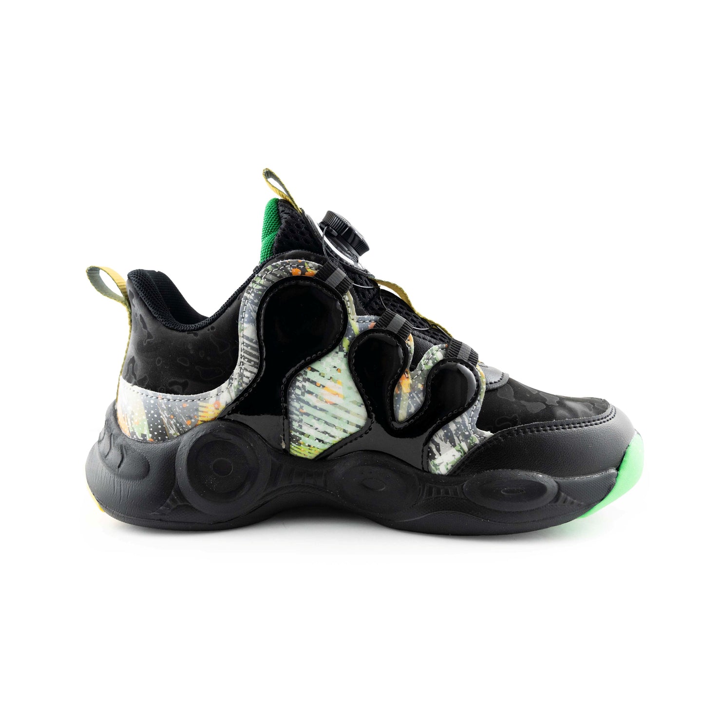 Youth Boy Sneakers - Basketball Shoes - 5236 Green
