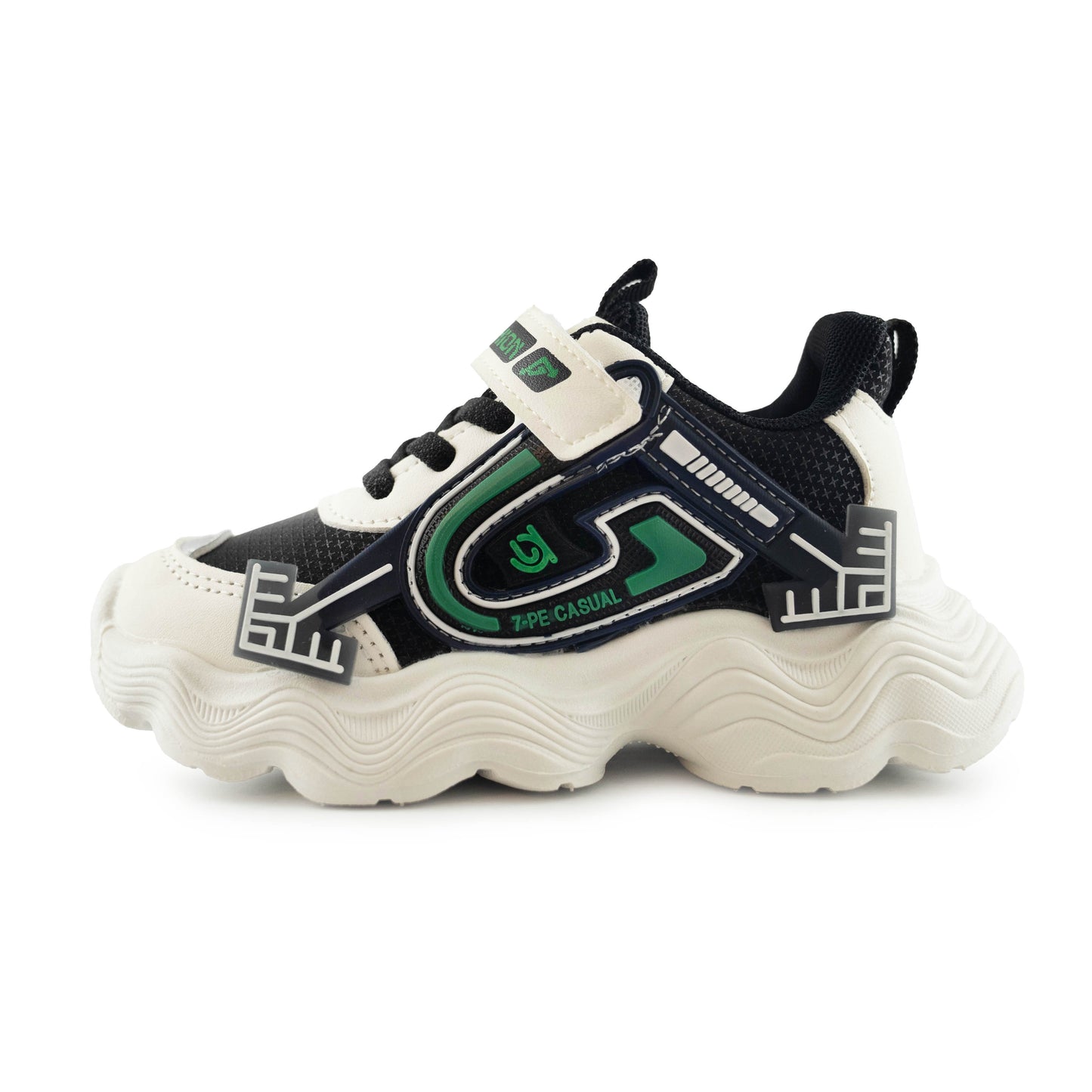Kids' Fashion Sneakers - 712 Black