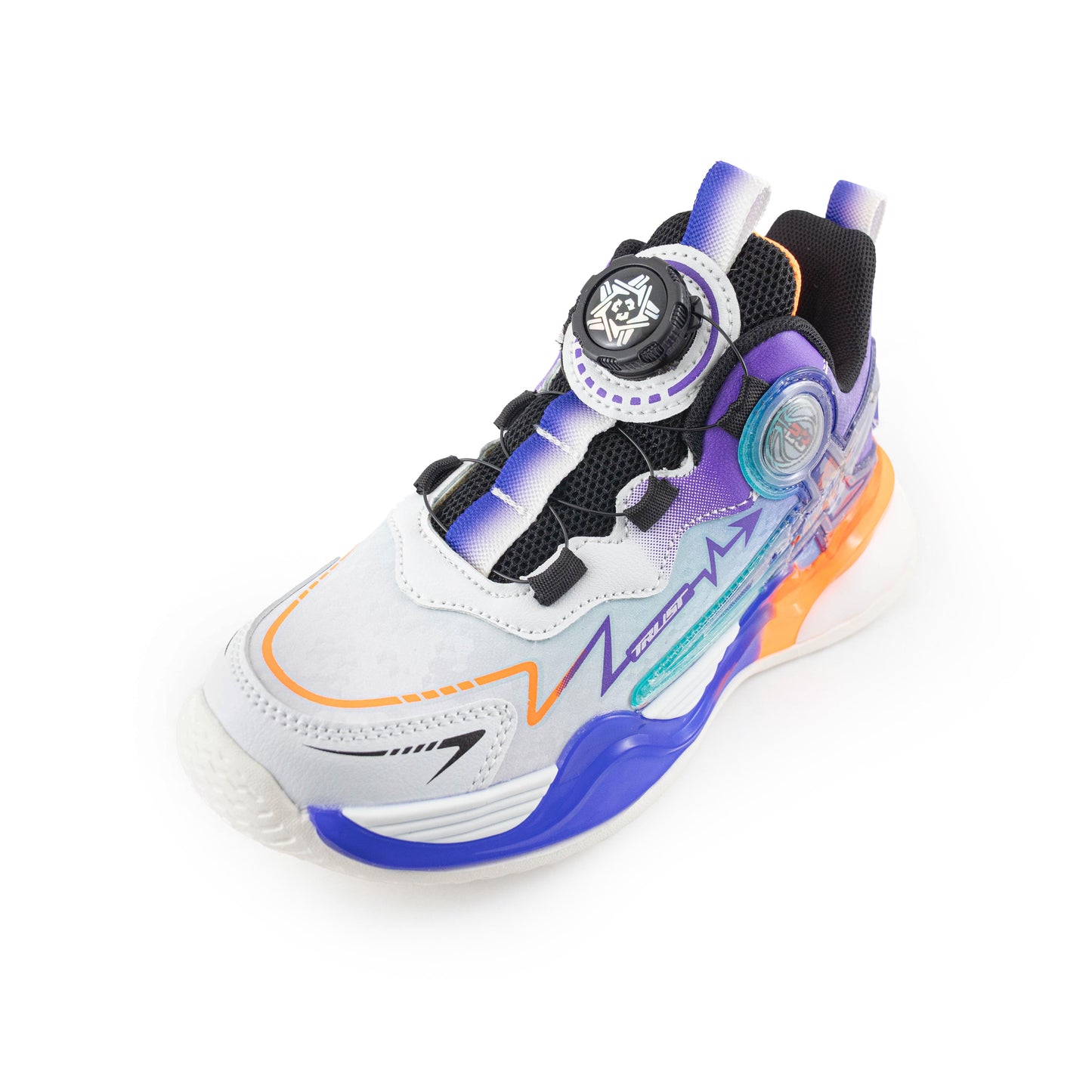 Kids/ Youth Boy Sneakers - Basketball Shoes - 8835 Blue Purple