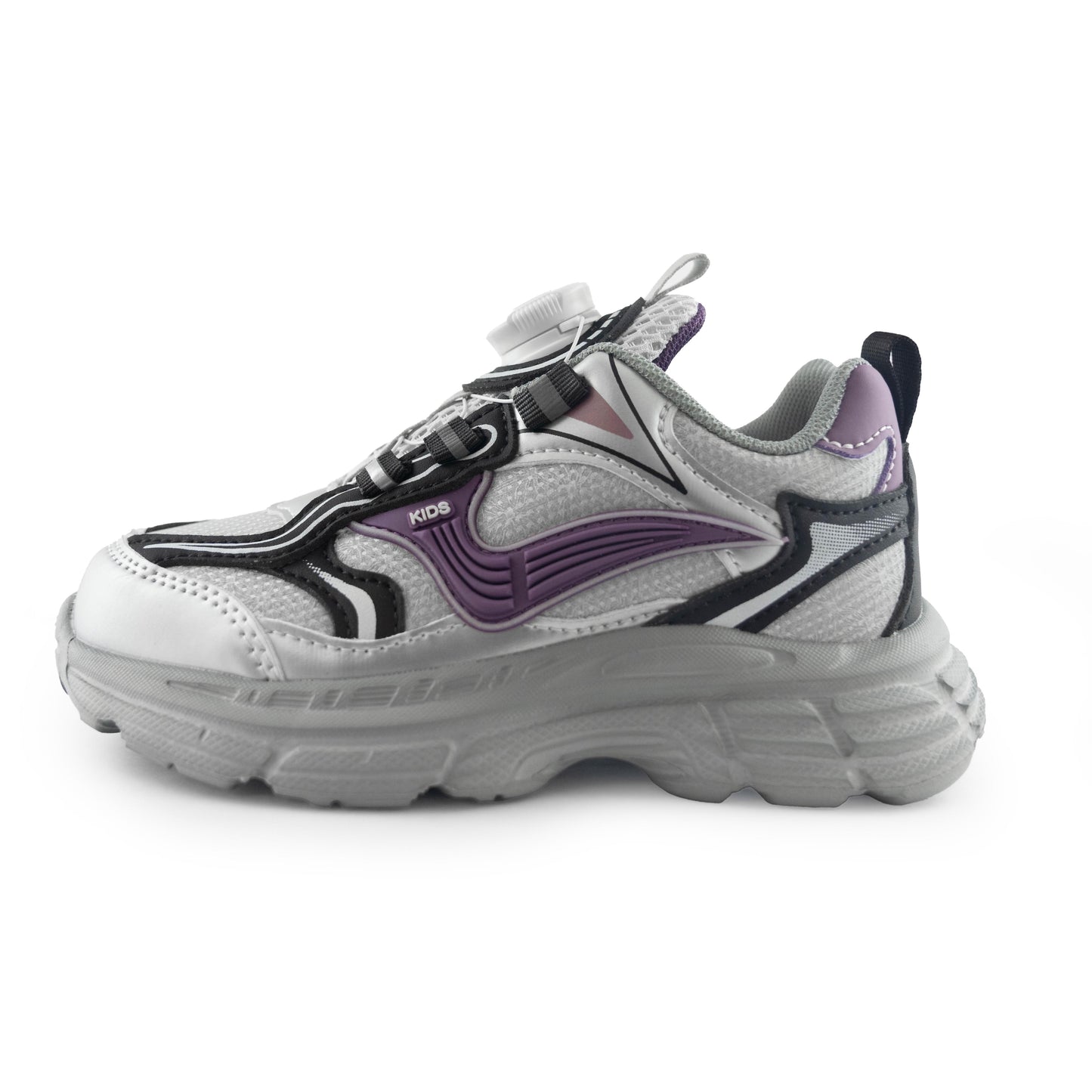 Kids'/Youth Rotary buckle Sneakers - A78862 Purple