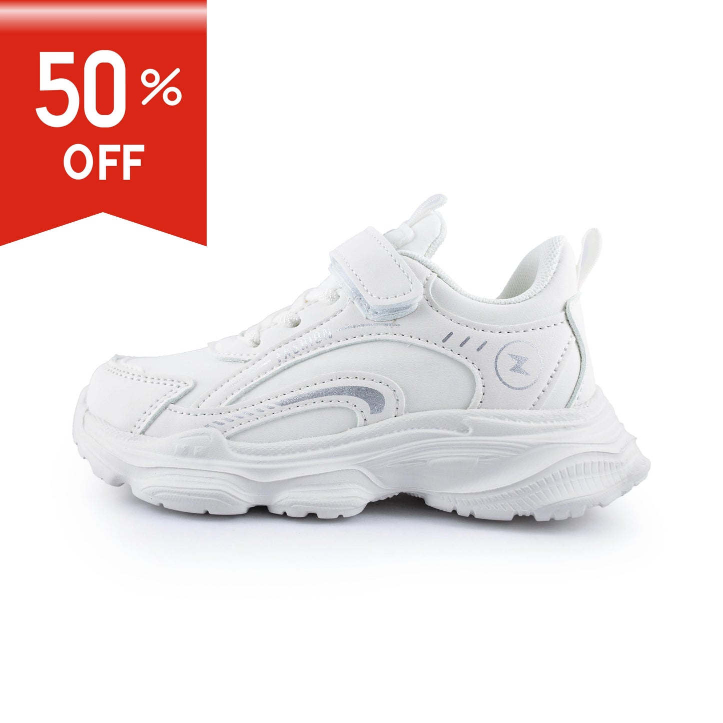 Kids'/Youth Unisex Sneakers - A9002 White