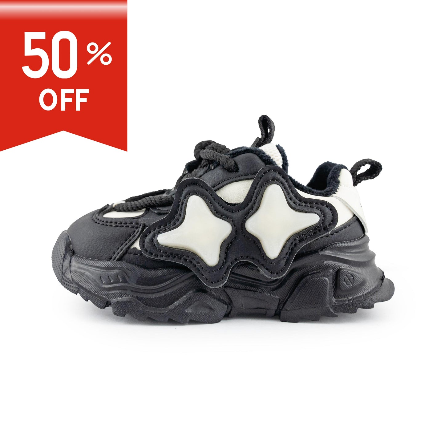 Black Star Kids' Sneakers for B2057D Black