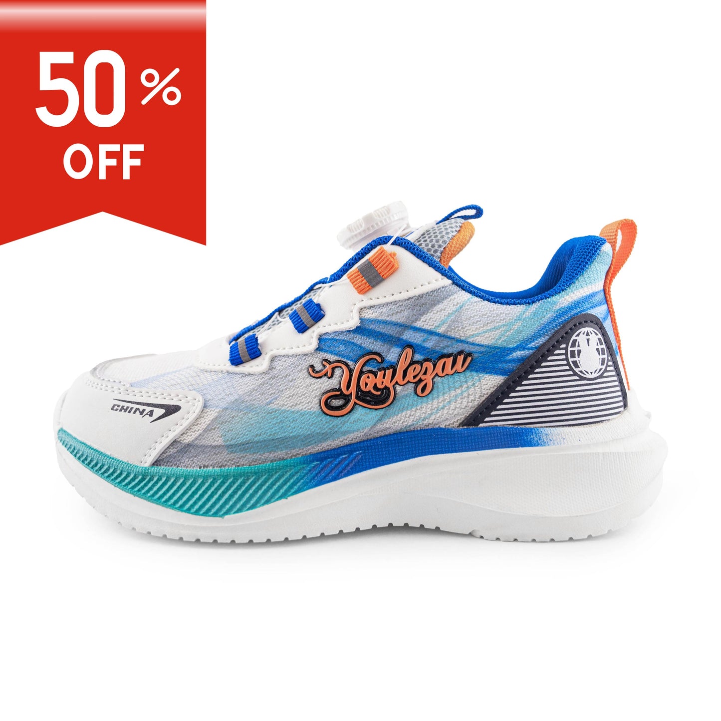 Youth Boy Casual Sneakers - B28206 Blue