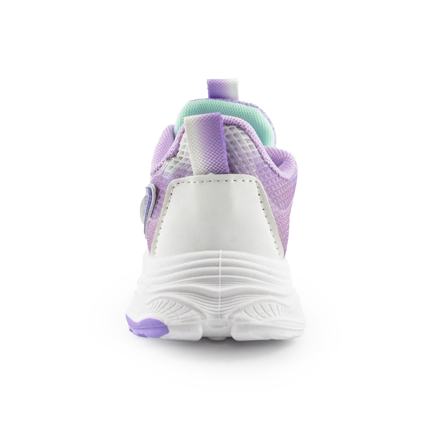 Kid's Rotary buckle Sneakers - Purple/White D3032