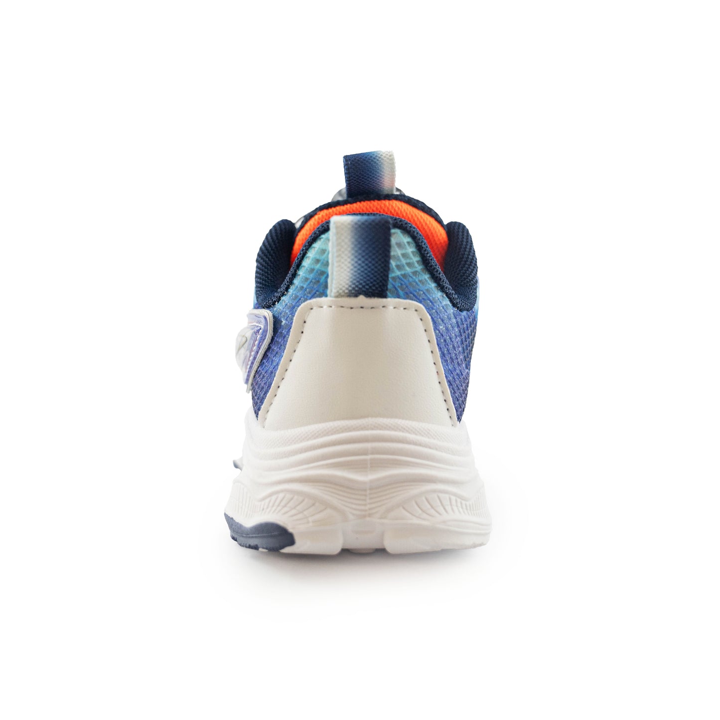 Kid's Rotary buckle Sneakers - Orange/Blue/White D3032