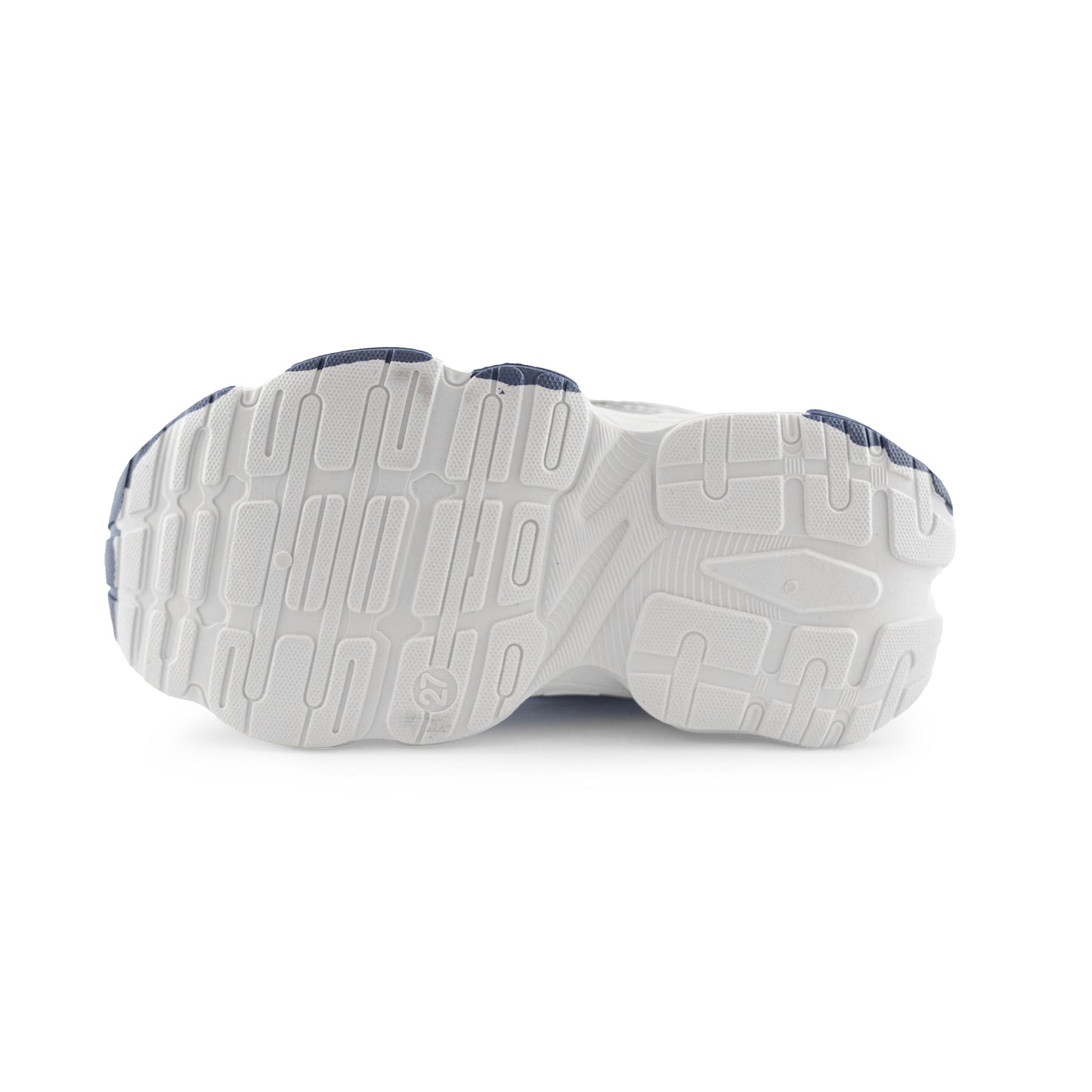 Kid's Rotary buckle Sneakers - Orange/Blue/White D3032