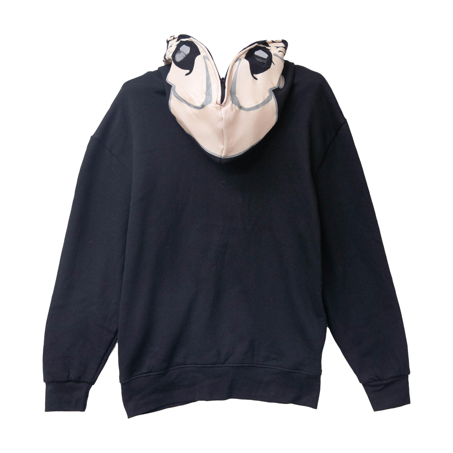 Boys Skull Zip Over Face Hoodie