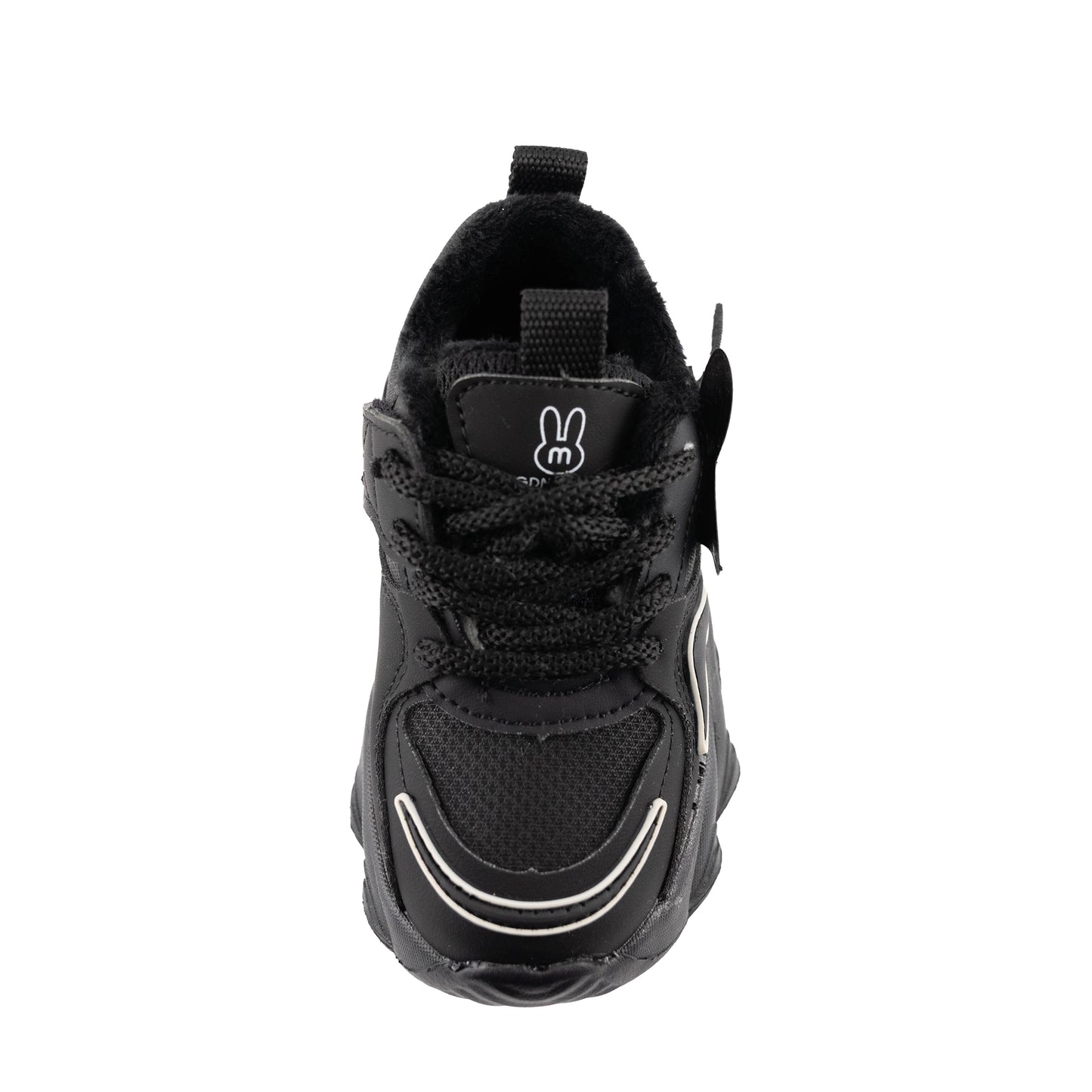 Kids' Chunky Sneakers – Stylish & Comfortable Sport Shoes - P295 Black