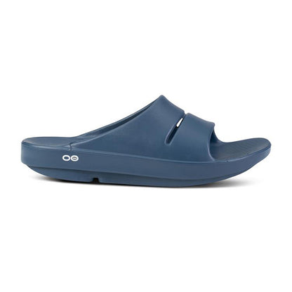 OOFOS OOahh Unisex Slide 1100 Moroccan Blue
