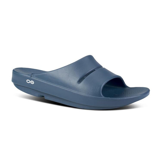 OOFOS OOahh Unisex Slide 1100 Moroccan Blue