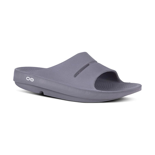OOFOS OOahh Unisex Slide 1100 Slate