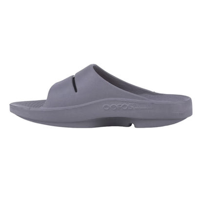 OOFOS OOahh Unisex Slide 1100 Slate