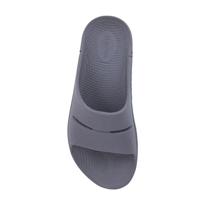 OOFOS OOahh Unisex Slide 1100 Slate