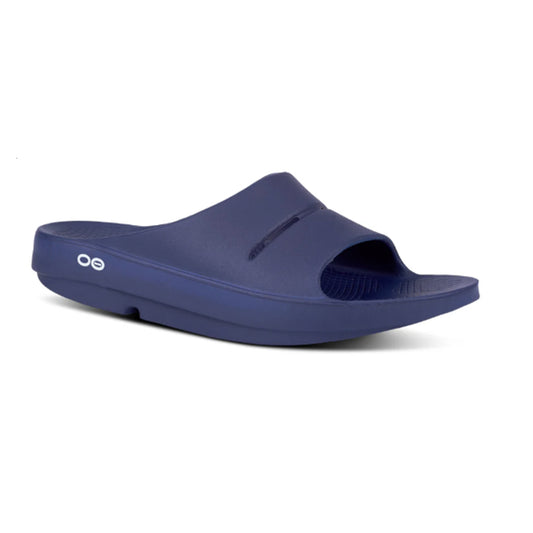 OOFOS OOahh Unisex Slide 1100 Navy