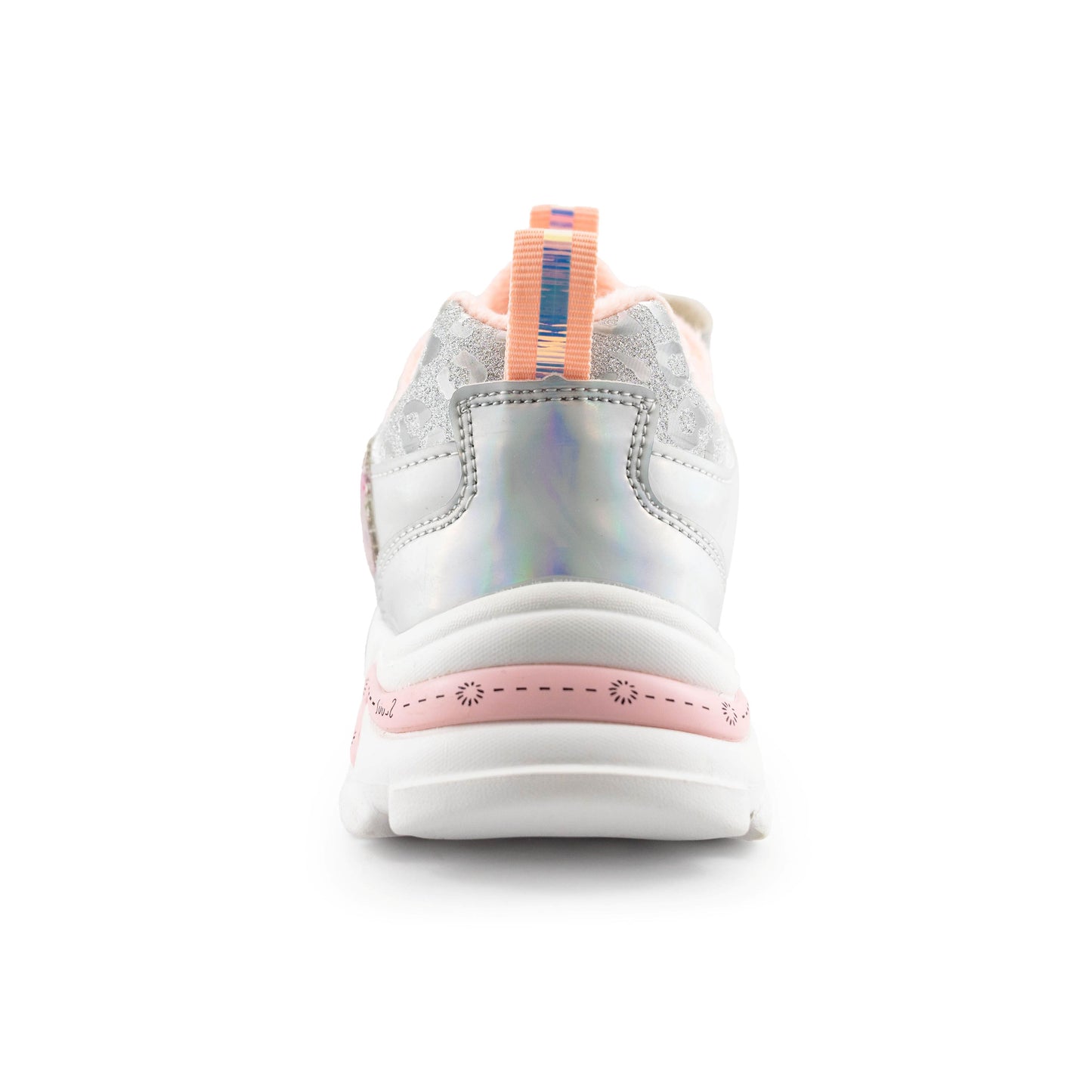 Youth Girls Sneaker With Cartoon Girl Print 1138 Pink