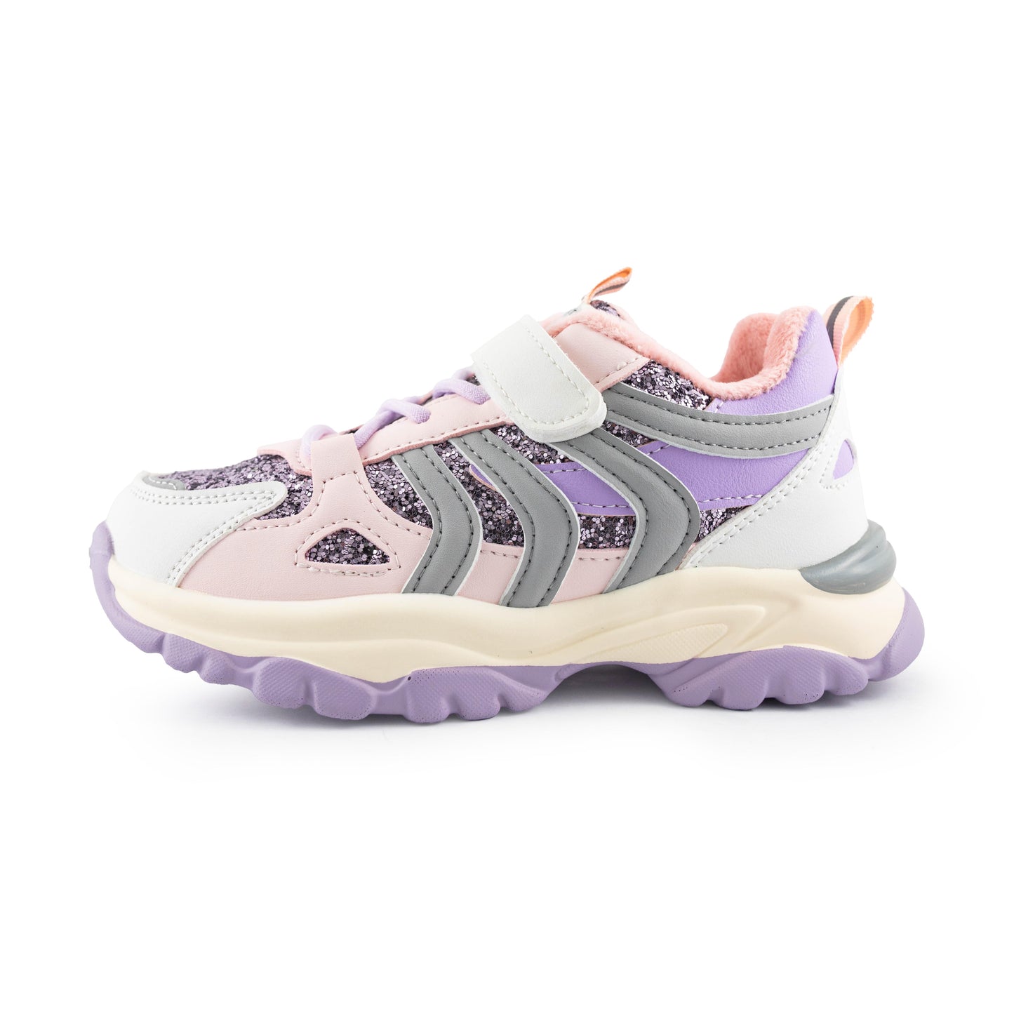 Youth Sparkle Girl's  Sneakers 1151A Pink/ Purple