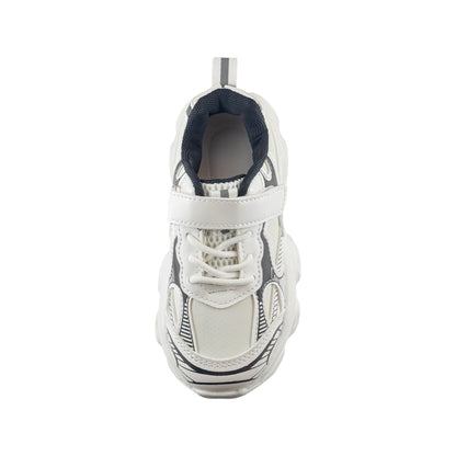 Kids' Chunky Sneakers – 128 White Lightweight Shoes