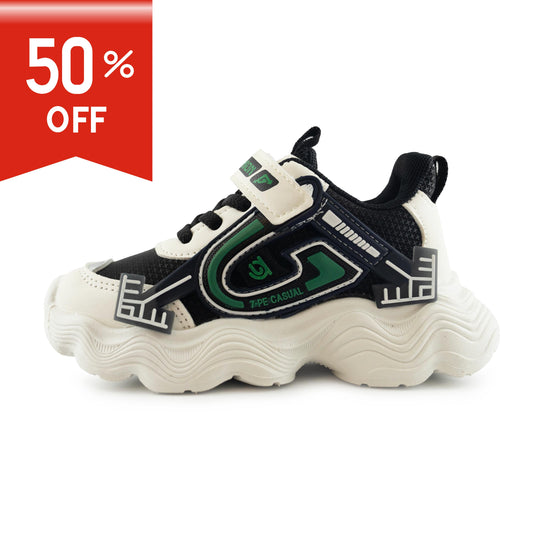 Kids' Fashion Sneakers - 712 Black