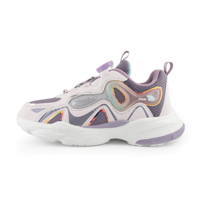 Youth Rotary buckle Sneakers - 820 Purple