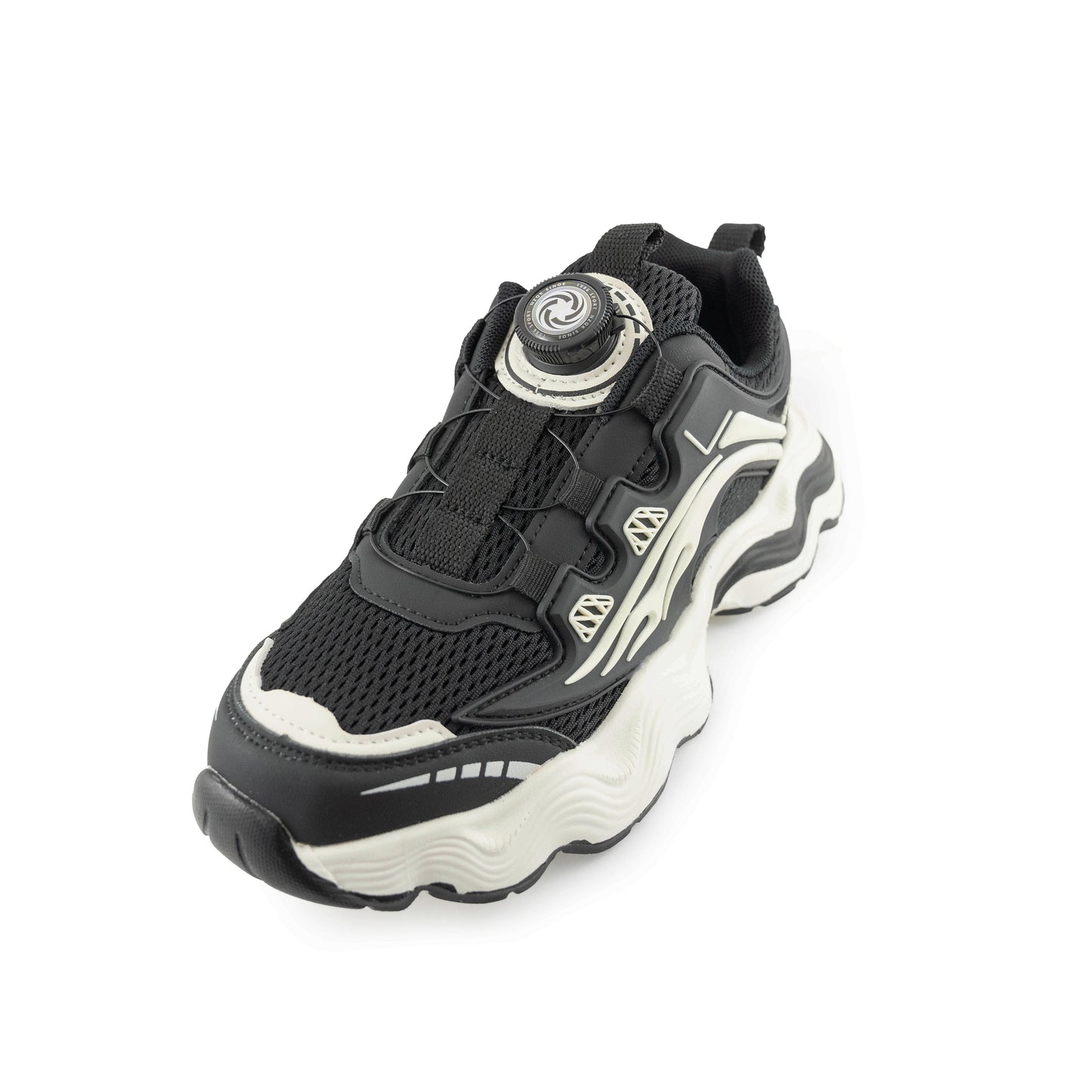 Youth Chunky Rotary buckle Sneakers - 8903 Black