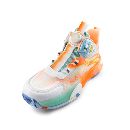 Youth Boy Sneakers - Basketball Shoes - 9066 Orange