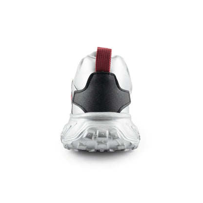 Youth Life Style Sneaker - B28127 Red/Sliver