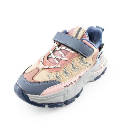 Youth Life Style Sneaker - C8006 Pastel pink/Blue/Beige