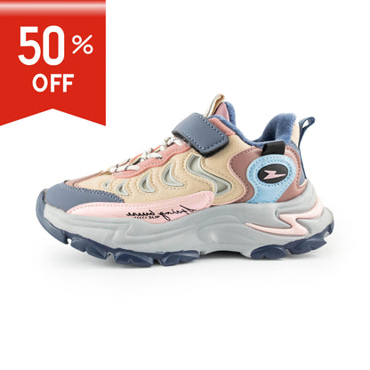 Youth Life Style Sneaker - C8006 Pastel pink/Blue/Beige