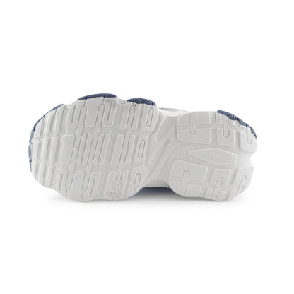 Kid's Rotary buckle Sneakers - Orange/Blue/White D3032
