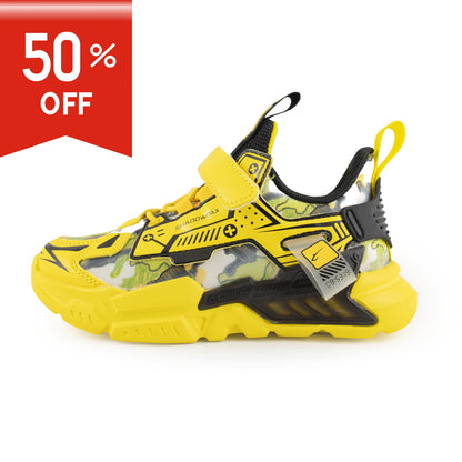 Shaoowfax Kids' Fashion Children's Sports Shoes Boys Running Sports Shoes - UK143050 Yellow
