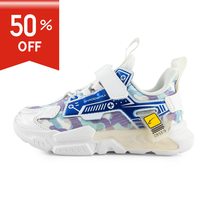 Shaoowfax Kids' Fashion Children's Sports Shoes Boys Running Sports Shoes - UK143050 White/Blue